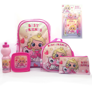 ست 12 در 1 کوله پشتی 46 سانتی Best Friends مدل Promotion Items 12 in 1 - Best Friends_کوله پشتی